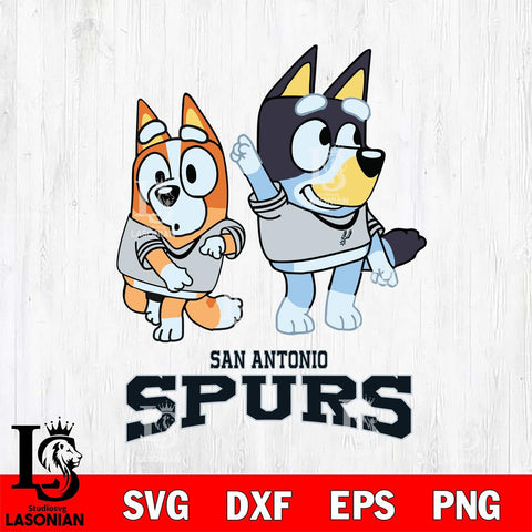 San Antonio Spurs Bluey Chilli Mode Dance Svg Eps Dxf Png File, Digital Download, Instant Download