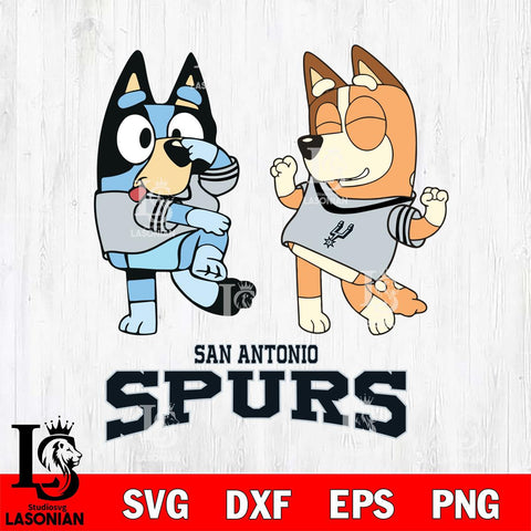 San Antonio Spurs Bluey Chilli Sport Svg Eps Dxf Png File, Digital Download, Instant Download
