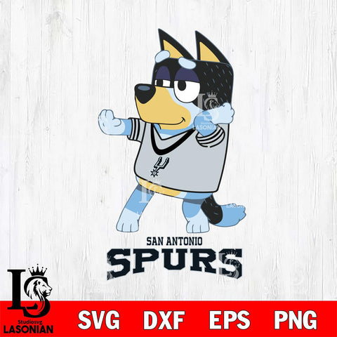 San Antonio Spurs Bluey Dad Dance Svg Eps Dxf Png File, Digital Download, Instant Download