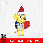 San Antonio Spurs Bluey Lucky Christmas Svg Eps Dxf Png File, Digital Download, Instant Download