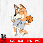 San Antonio Spurs Chilli bluey sport Svg Eps Dxf Png File, Digital Download, Instant Download