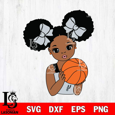 San Antonio Spurs Girls sport 11 Svg Eps Dxf Png File, Digital Download, Instant Download