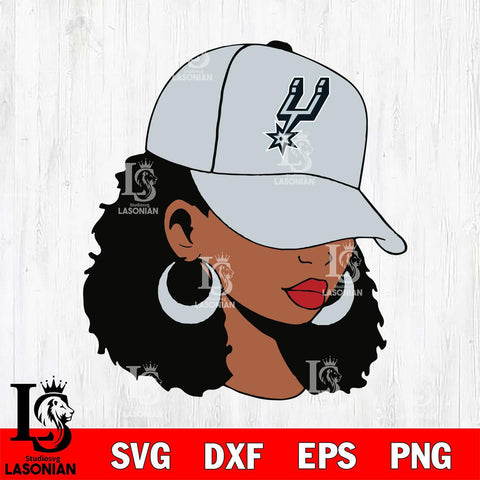 San Antonio Spurs Girls sport Svg Eps Dxf Png File, Digital Download, Instant Download