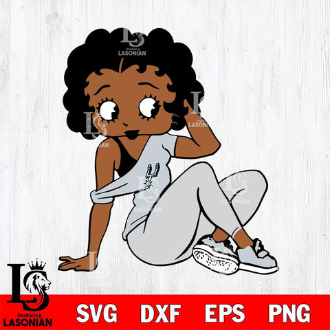 San Antonio Spurs Girls sport 4 Svg Eps Dxf Png File, Digital Download, Instant Download