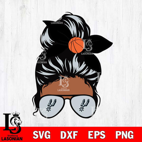 San Antonio Spurs Girls sport 9 Svg Eps Dxf Png File, Digital Download, Instant Download
