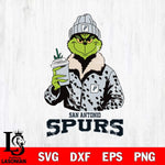 San Antonio Spurs Grinch Leopard Svg Eps Dxf Png File, Digital Download, Instant Download