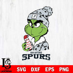 San Antonio Spurs Grinch Tree Cake Svg Eps Dxf Png File, Digital Download, Instant Download