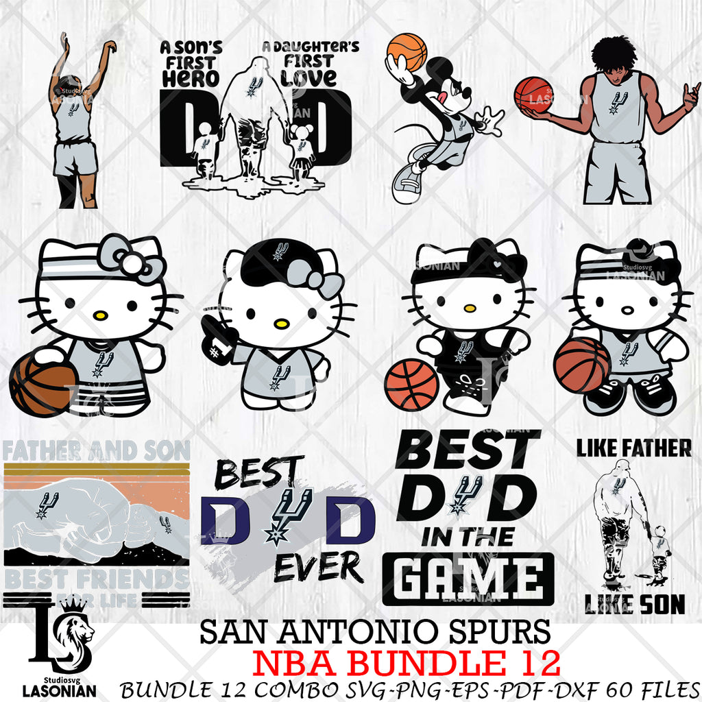 San Antonio Spurs Letters Svg NBA San Antonio Spurs Jibbitz™ Charms