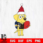 San Diego Padres Bluey Lucky Christmas Svg Eps Dxf Png File, Digital Download, Instant Download