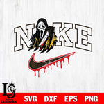 San Diego Padres Ghostface Nike Svg Eps Dxf Png File, Digital Download, Instant Download