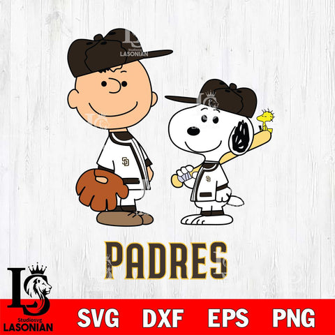 San Diego Padres Peanuts Sport Svg Eps Dxf Png File, MLB File Cut,Digital Download,Instant Download,MLB Svg Files