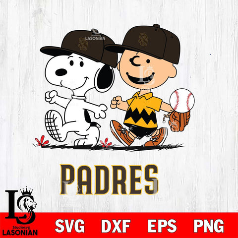 San Diego Padres Peanuts Sport walk Svg Eps Dxf Png File, MLB File Cut,Digital Download,Instant Download,MLB Svg Files