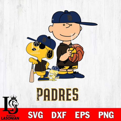 San Diego Padres Peanuts baseball Svg Eps Dxf Png File, MLB File Cut,Digital Download,Instant Download,MLB Svg Files