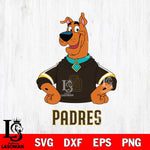 San Diego Padres Scooby Svg Eps Dxf Png File,MLB File Cut ,Baseball Digital Download , Instant Download, Cut Svg Files