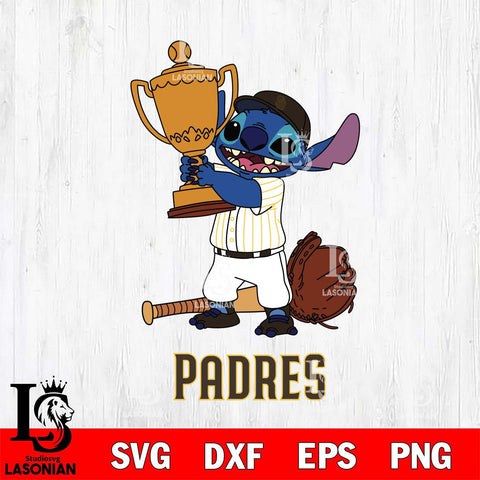 San Diego Padres Stitch Baseball Champion SVG DXF EPS PNG FILE, MLB File Cut, Digital Download,Instant Download, Silhouette, Stitch Cricut