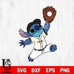 San Diego Padres Stitch catches ball SVG DXF EPS PNG FILE, MLB File Cut, Digital Download,Instant Download, Silhouette, Stitch Cricut