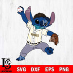 San Diego Padres Stitch throws ball SVG DXF EPS PNG FILE, MLB File Cut, Digital Download,Instant Download, Silhouette, Stitch Cricut