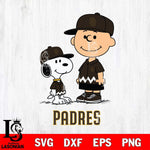 San Diego Padres snoopy and charlie brown Sport Baseball Svg Eps Dxf Png File, MLB File Cut,Digital Download,Instant Download,MLB Svg Files