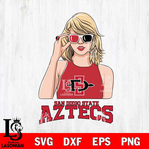 San Diego State Aztecs And Taylor Swift Fan Svg Eps Dxf Png File, Digital Download, Instant Download