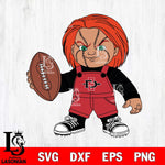 San Diego State Aztecs Chucky Horror 12 Svg Eps Dxf Png File, NCAA svg, Digital Download, Instant Download