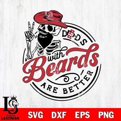 San Diego State Aztecs Dad With Beard Are Better Svg Eps Dxf Png File, Digital Download, Instant Download