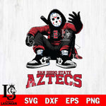 San Diego State Aztecs Jason Voorhees Halloween SVG Svg Eps Dxf Png File, Digital Download, Instant Download