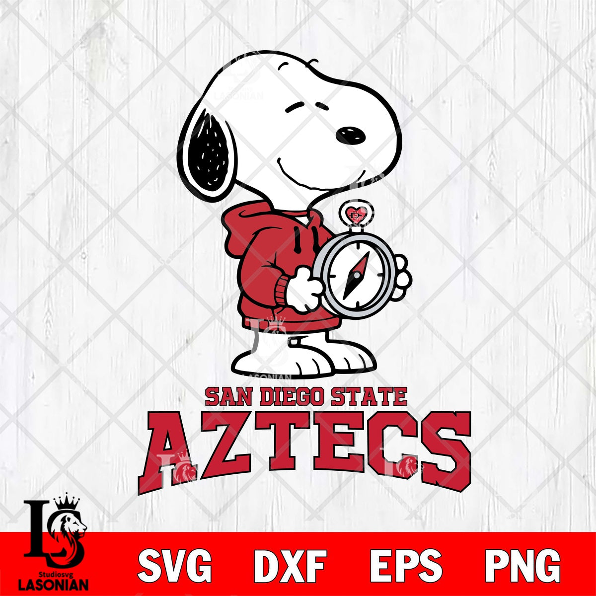 San Diego State Aztecs Snoopy Holding Compass File cut , Criucut ...