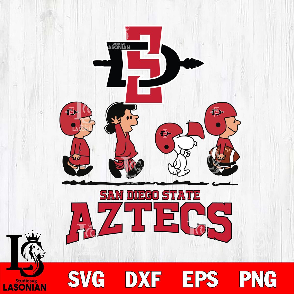 San Diego State Aztecs Snoopy Sport 12 – lasoniansvg