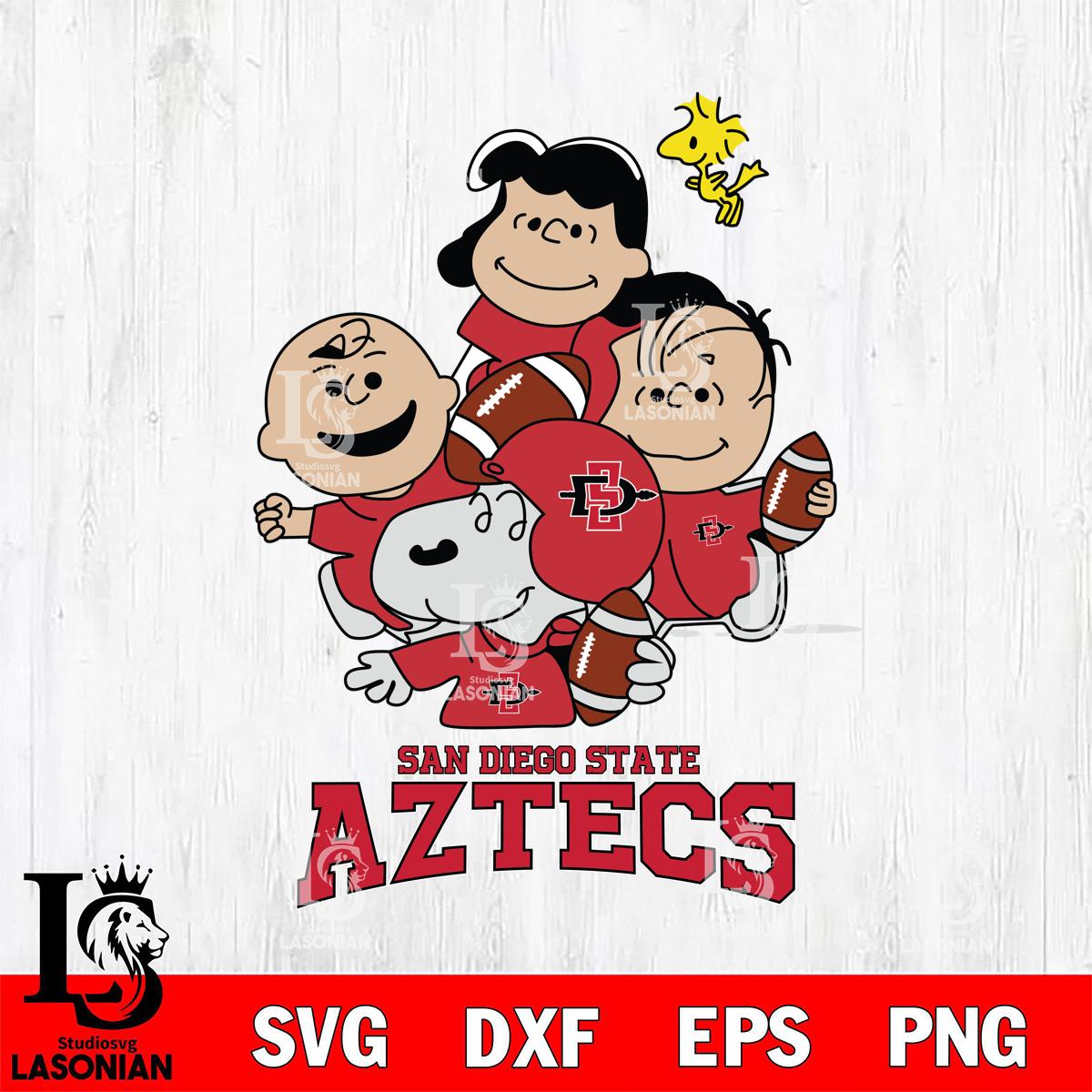 San Diego State Aztecs Snoopy Sport 4 – lasoniansvg