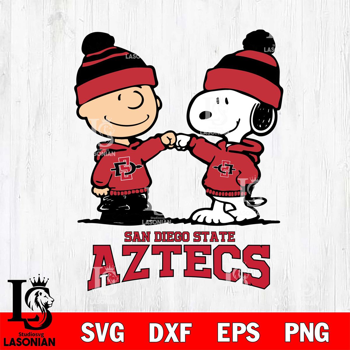 San Diego State Aztecs Snoopy Sport 9 – lasoniansvg