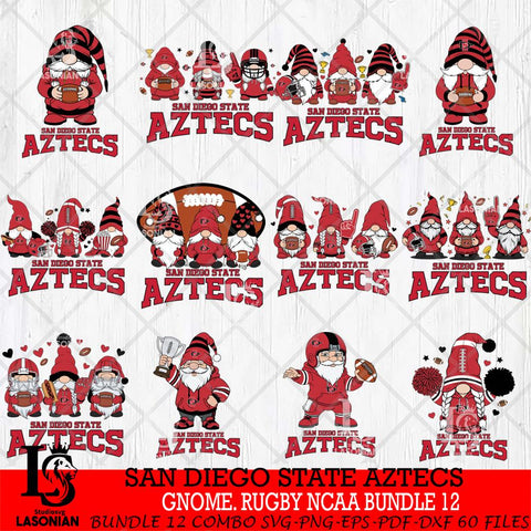 San Diego State Aztecs  Gnome Football NCAA Bundle File Cut, NCAA SVG, Digital Download , Criucut , Silhouette