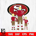 San Francisco 49ers Best Dad Ever , father day , DAD NFL 3 Svg Eps Dxf Png File, Digital Download, Instant Download