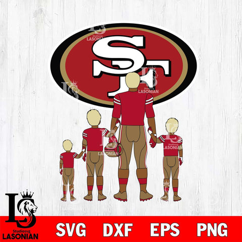 San Francisco 49ers Best Dad Ever , father day , DAD NFL Svg Eps Dxf Png File, Digital Download, Instant Download