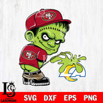 San Francisco 49ers Frankenstein Piss On Los Angeles Rams Svg Eps Dxf Png File, Digital Download, Instant Download