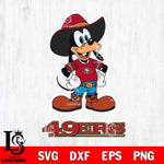 San Francisco 49ers Goofy Cowboy Sport SVG DXF EPS PNG FILE,NFL Cricut ,Football Digital Download,Instant Download, Silhouette
