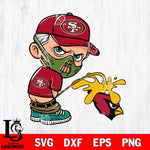 San Francisco 49ers Hannibal Lecter Piss On Arizona Cardinals Svg Eps Dxf Png File, Digital Download, Instant Download