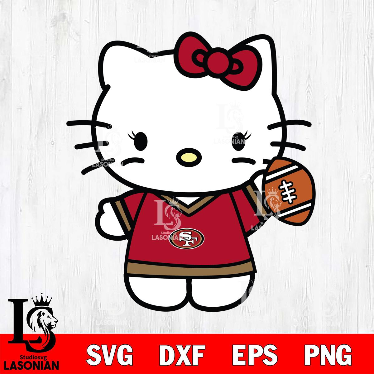 San Francisco 49ers Hello Kitty sport 7 – lasoniansvg