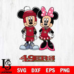 San Francisco 49ers Mickey Minnie Mouse Pink Svg Eps Dxf Png File, Bundle NFl svg , File Cut , Digital Download , Instant Download, Laser Cut Svg Files