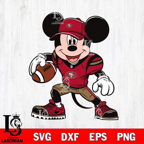 80s Mickey Mouse “San Francisco” SAN FRANCISCO 49ERS MICKEY MOUSE DISNEY 28