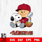 San Francisco 49ers Peanuts Snoopy Champion football SVG DXF EPS PNG FILE,Snoopy File Cut, Nfl Digital Download,Instant Download, Silhouette