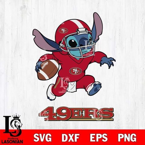 San Francisco 49ers Stitch Super Sport SVG DXF EPS PNG FILE, NFL File Cut, Digital Download,Instant Download, Silhouette, Cricut