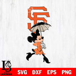 San Francisco Giants Fancy Minnie Svg Eps Dxf Png File, Digital Download, Instant Download