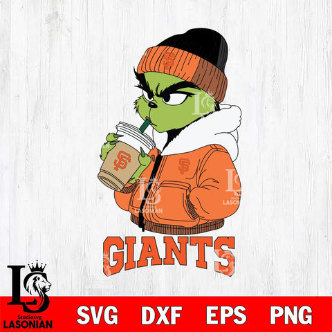 San Francisco Giants Grinch Bougie Sport Svg Eps Dxf Png File, Digital Download, Instant Download