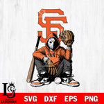 San Francisco Giants MLB Jason Voorhees Halloween SVG Svg Eps Dxf Png File, Digital Download, Instant Download