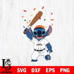 San Francisco Giants Stitch baseball celebrate SVG DXF EPS PNG FILE, MLB File Cut, Digital Download,Instant Download, Silhouette, Stitch Cricut