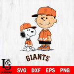 San Francisco Giants snoopy and charlie brown Sport Baseball Svg Eps Dxf Png File, MLB File Cut,Digital Download,Instant Download,MLB Svg Files