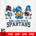 San José State Spartans 3 Gnomes Football Svg Eps Dxf Png File, Digital Download, Instant Download