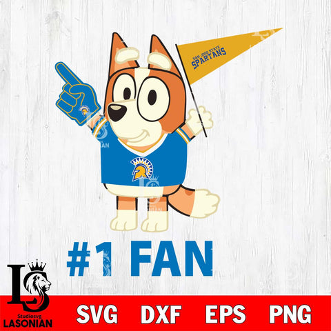 San José State Spartans Bingo 1# Fan Svg Eps Dxf Png File,NCAA Svg Files,Bluey svg ,Digital Download ,Instant Download, Cricut File