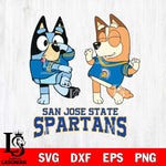 San José State Spartans Bluey Chilli Sport Svg Eps Dxf Png File, Digital Download, Instant Download