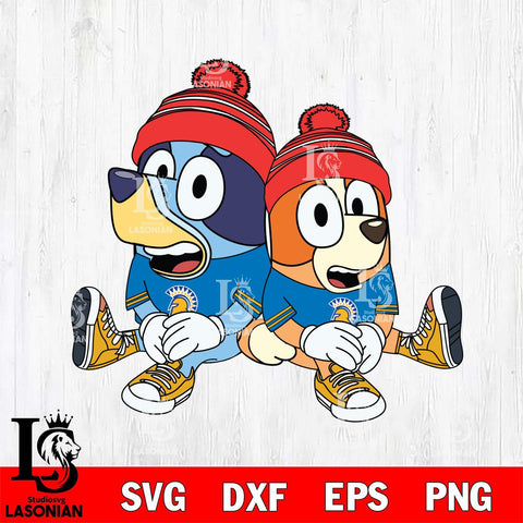 San José State Spartans Bluey & Bingo Christmas Svg Eps Dxf Png File, Digital Download, Instant Download